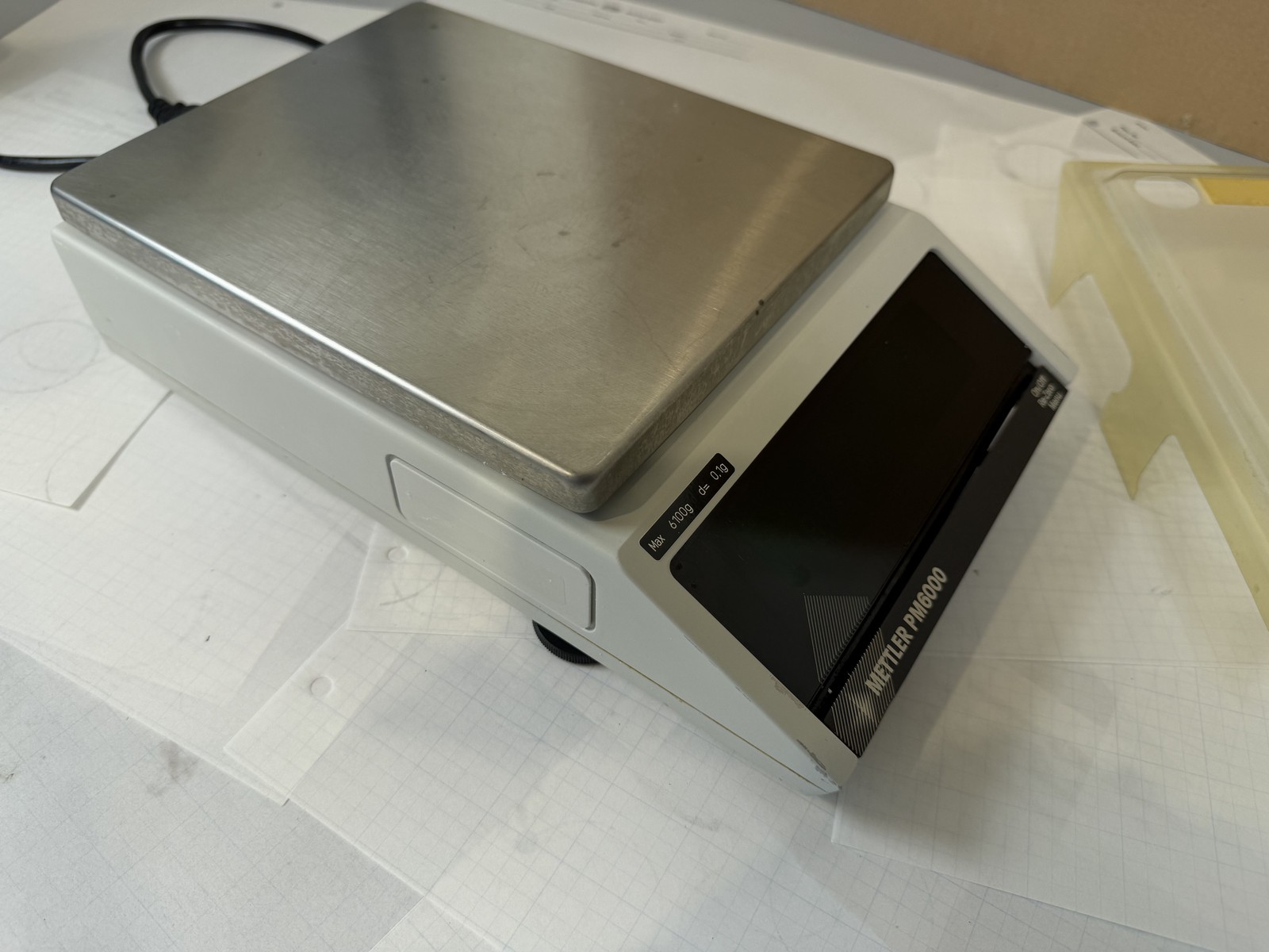 Mettler PM6000 Precision Lab Balance Scale 6100g x 0.1g TESTED + Dust Cover