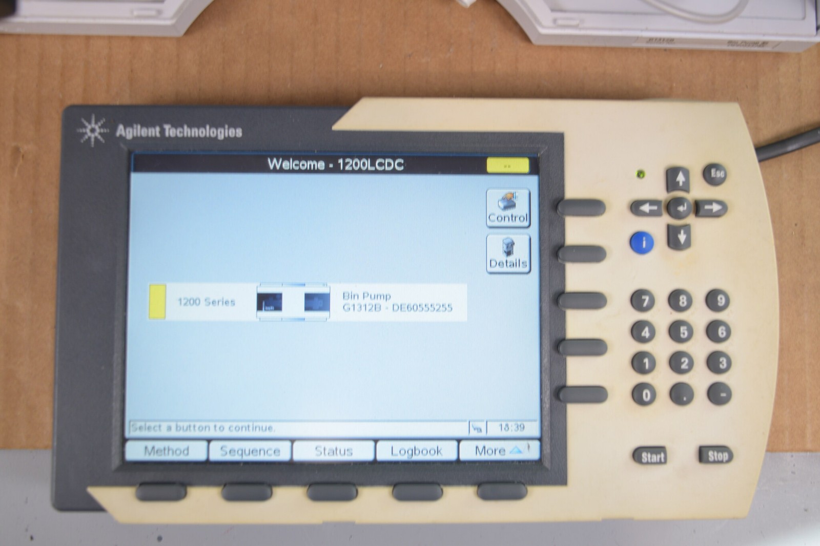 Agilent 1200 G1312B Binary Pump SL DE60555255 Pressure Test PASS, SSV