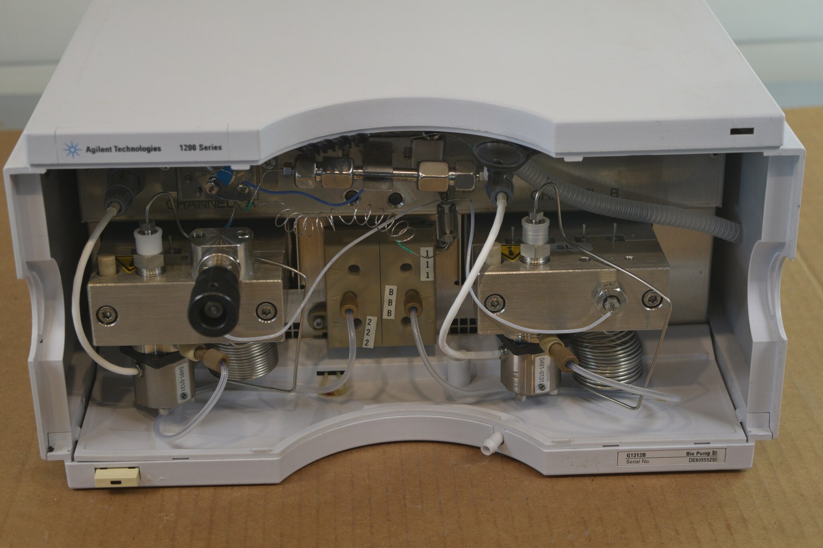 Agilent 1200 G1312B Binary Pump SL DE60555255 Pressure Test PASS, SSV