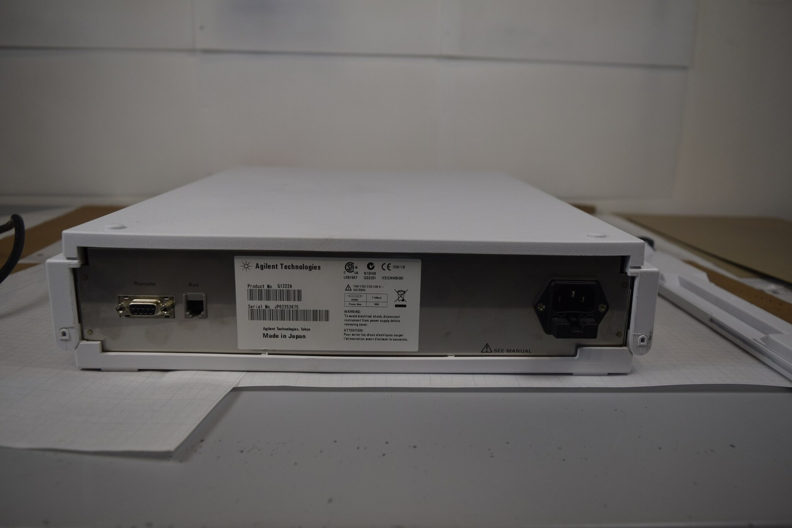 Agilent 1200 Series G1322A HPLC 4-Channel Vacuum Degasser - Serviced & Tested