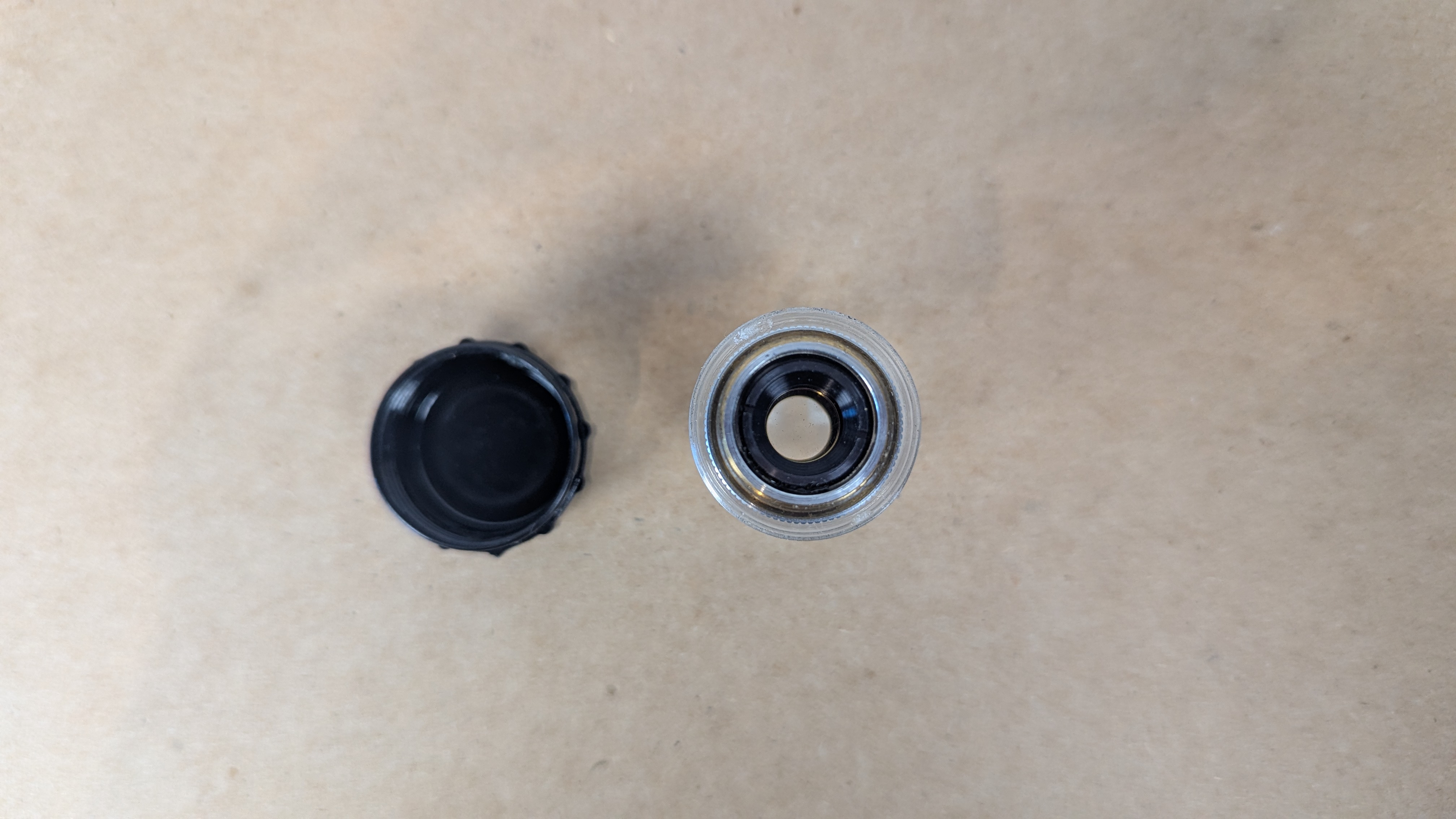 AO Spencer 10X Plan Achro Microscope Objective N.A. 0.25 Cat 1076 RMS
