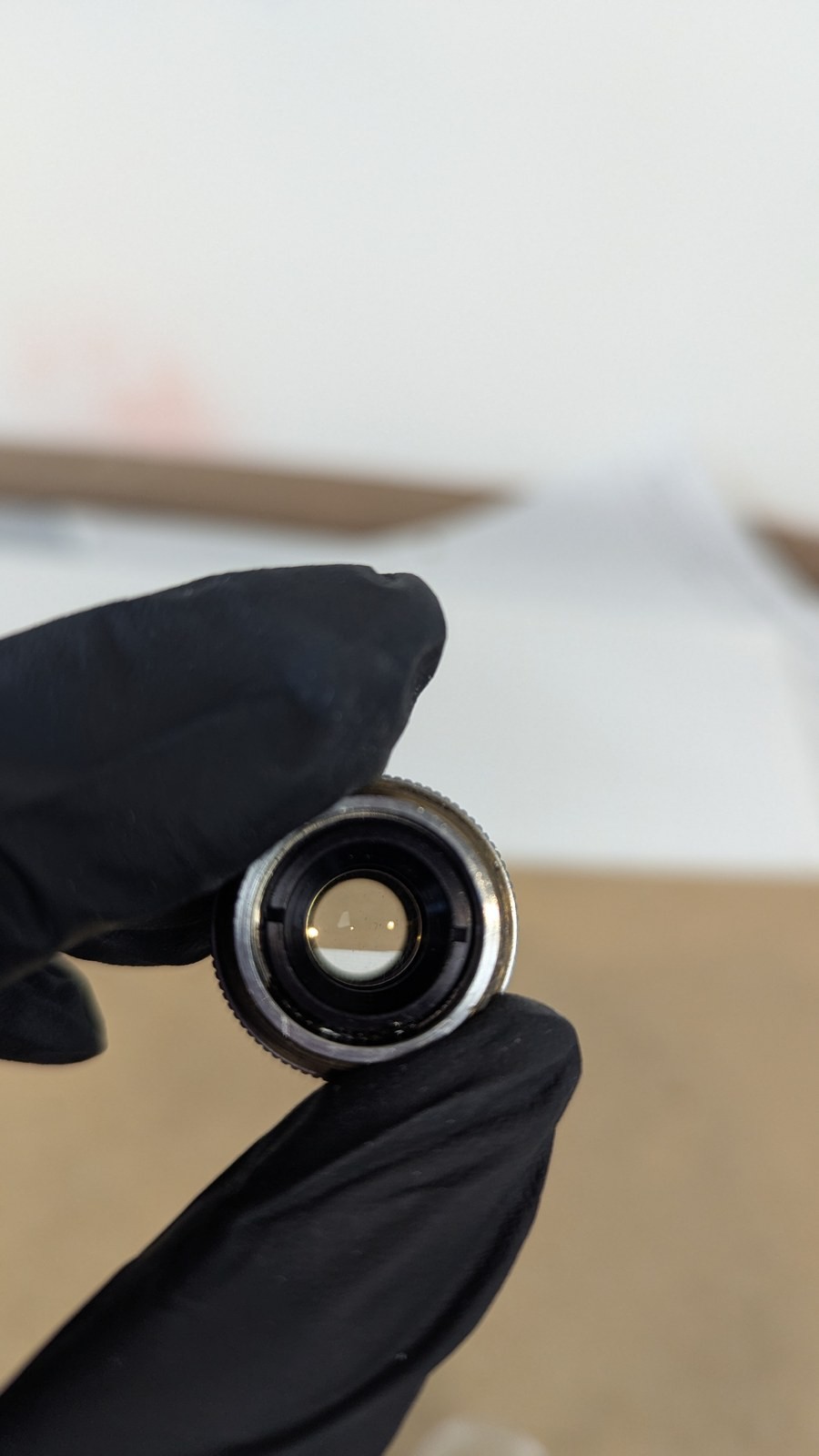 AO Spencer 10X Plan Achro Microscope Objective N.A. 0.25 Cat 1076 RMS