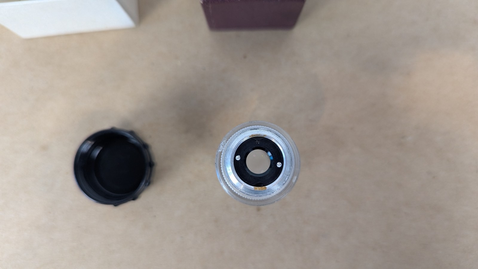 AO Spencer 3.5X Microscope Objective N.A. 0.09 RMS Thread American Optical