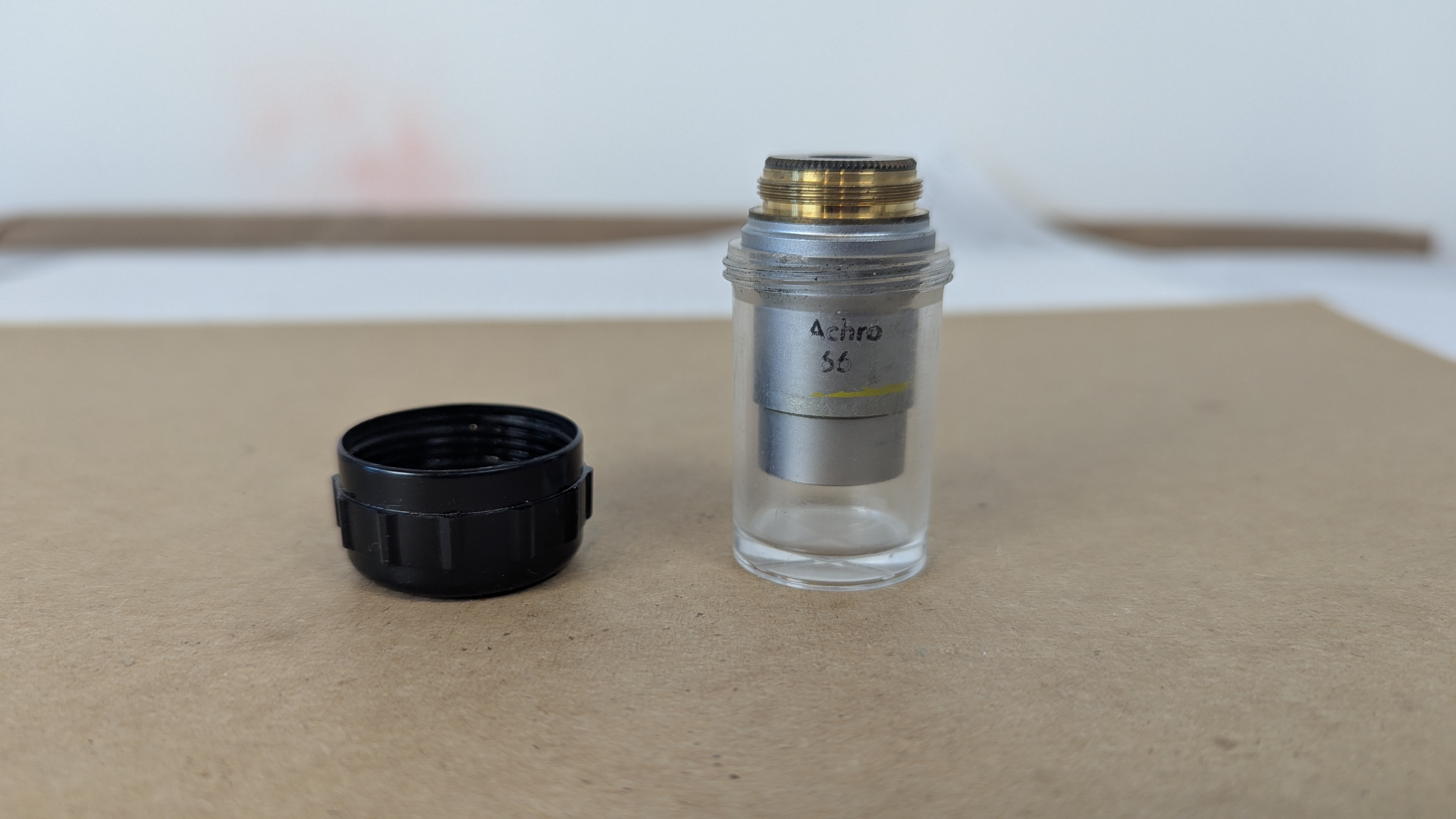 40X Achromat Microscope Objective N.A. 0.66 RMS Thread Unmarked Achro 66