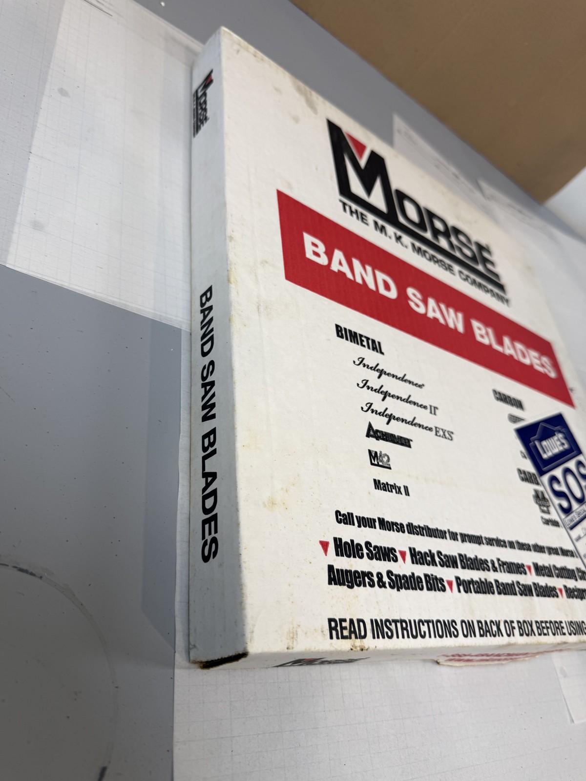 M.K. Morse 137 in Band Saw Blades NOS Lot of 4 - 1/4 and 1/2 x .025 4 Skip